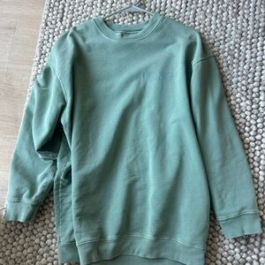Anine Bing women washed Green Crewneck Sweater Anine Bing
